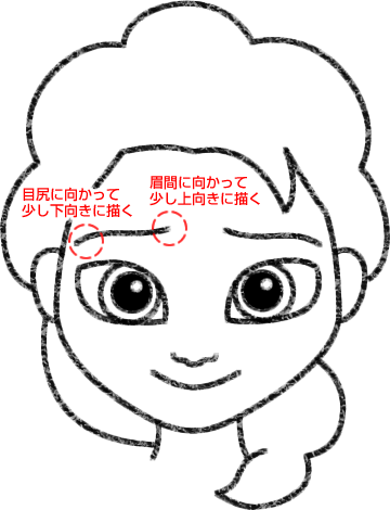 アナと雪の女王２】アナとオラフ【落書き】 - はるかぜのおもいで エルサのイラストの簡単な書き方【アナと雪の女王】