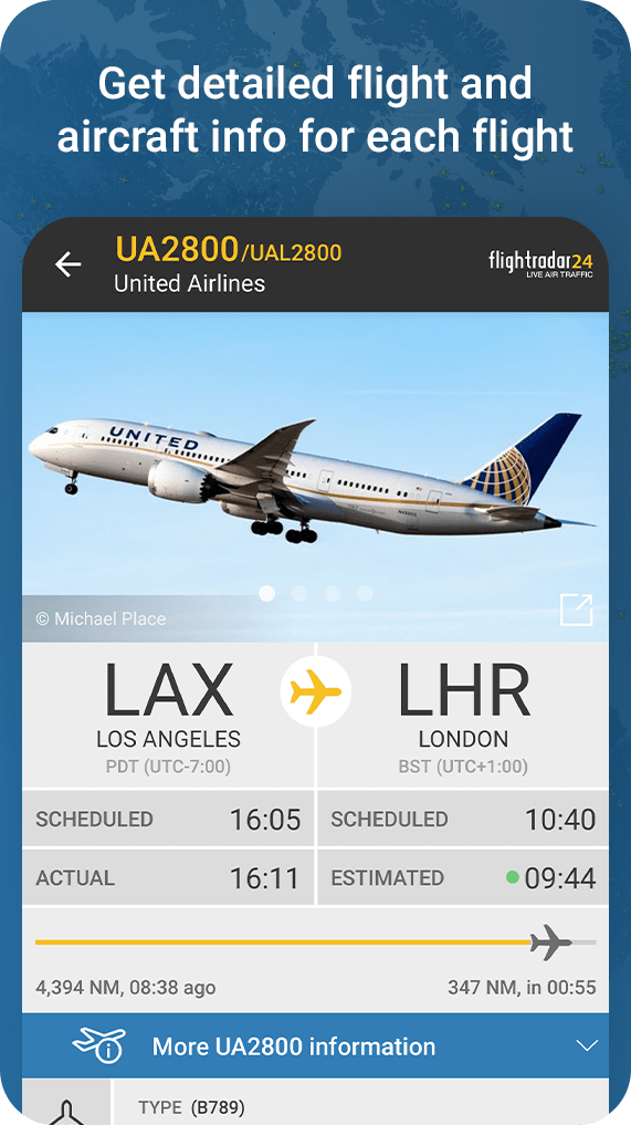 The World’s best flight tracker app iOS & Android plane tracker app