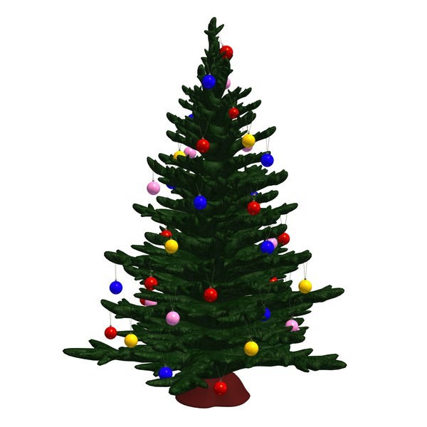 Árbol de navidad v2 Modelo 3D gratis .obj .stl Free3D