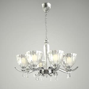 Chandelier 3d Model Lybra Maxlight Free 3d Models Free 3d Base