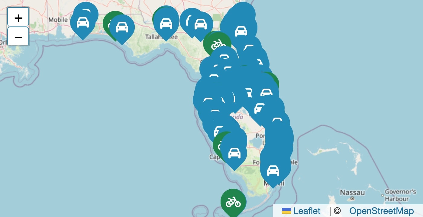 Free Air in Florida Find Free Air for Tires