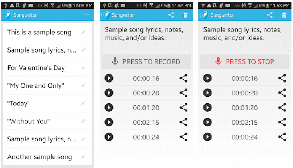 10 Best songwriting apps for Android & iOS Free apps for Android and iOS