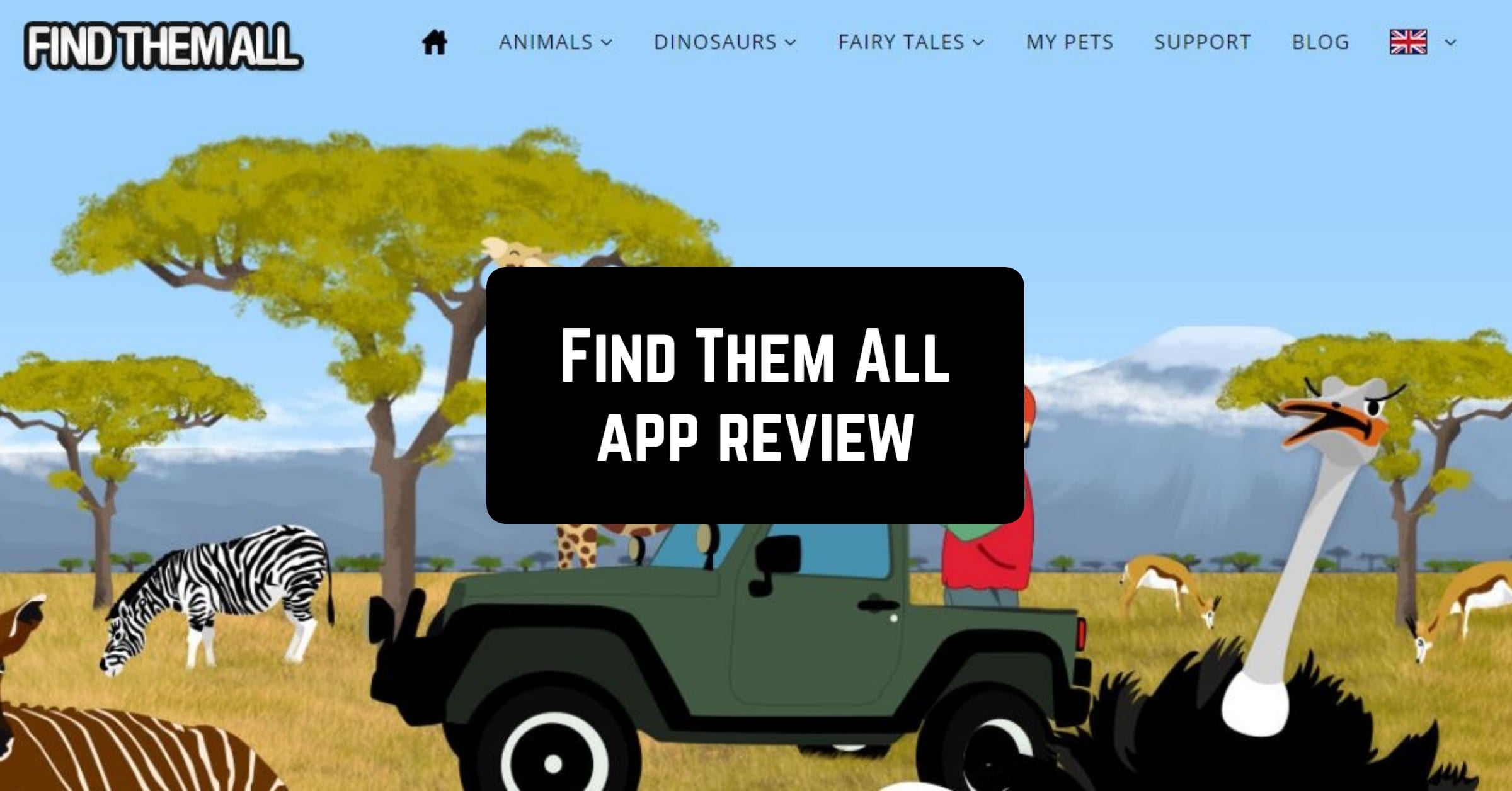 Find Them All looking for animals app App Review Freeappsforme