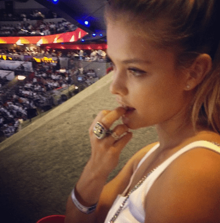 Be Strong Miami Heat Superfan Nina Agdal!