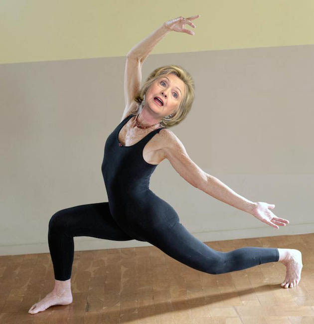 BREAKING EXCLUSIVE These Photos of Hillary Clinton Doing Yoga Will