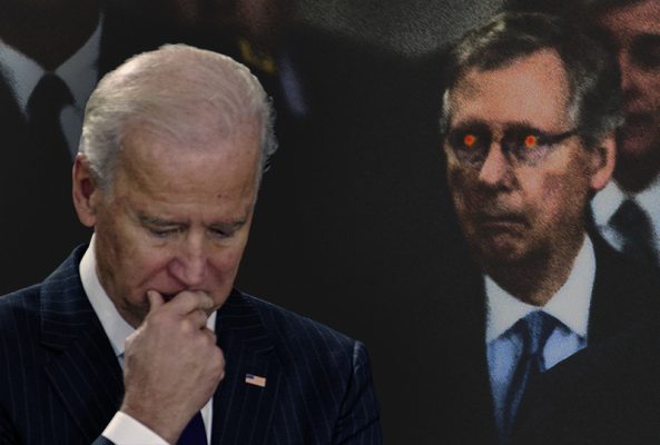 Report Joe Biden Won't Tolerate Disrespect for Mitch McConnell