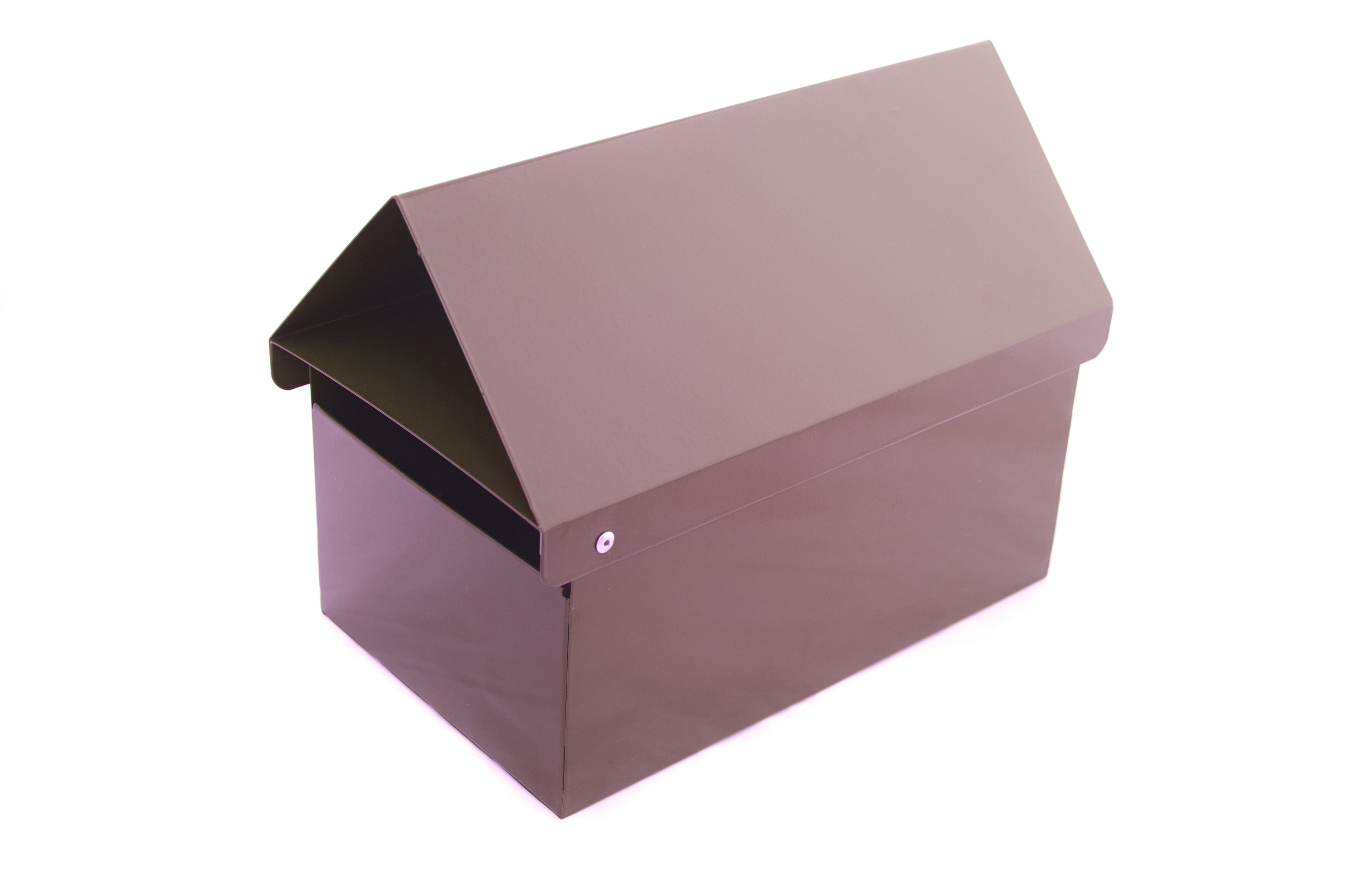 Free Image of Simple metal letter box isolated on white Freebie