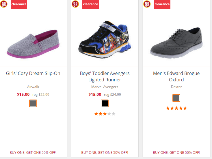 Payless Clearance Sale! BOGO 50 Off , Take Up To 50 Off Clearance