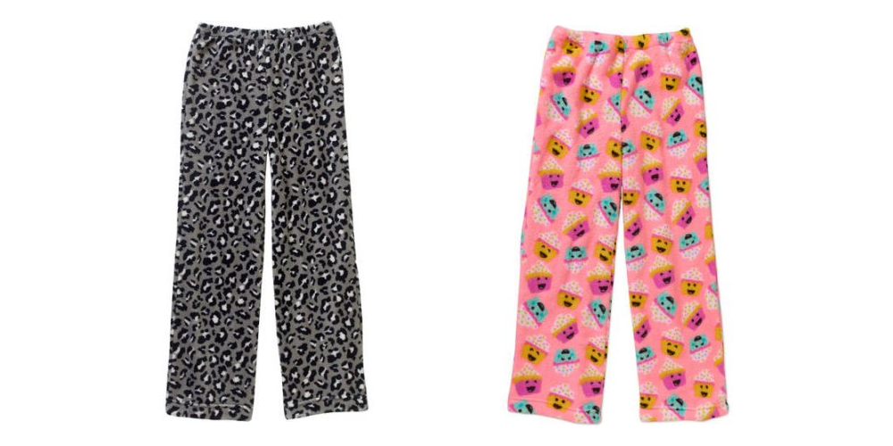 Gyrl Co. Girls' Holiday Plush Sleep Pants Only 2.50! Freebies2Deals