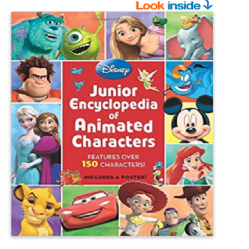 Junior Encyclopedia of Animated Characters Hardcover for Just 8.80