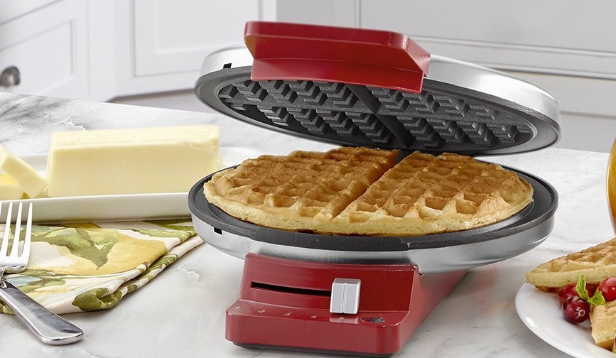Cuisinart Round Classic Waffle Maker Only 16.99! Freebies2Deals