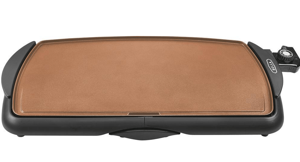 Bella 10.5″x20″ Ceramic Copper Titanium Electric Griddle Only 14.99