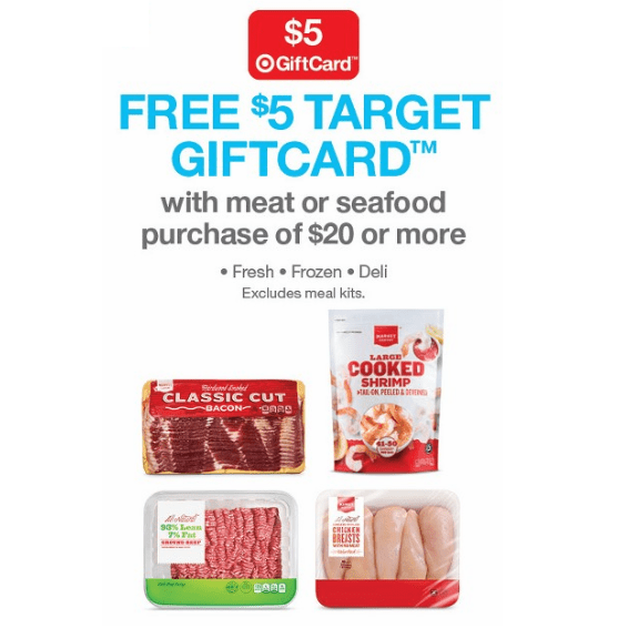Target FREE 5 Target Gift Card with 20 Meat Purchase! Common Sense