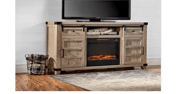 Shopko Doorbuster Unique Creation Charlotte 60" Fireplace Set Only