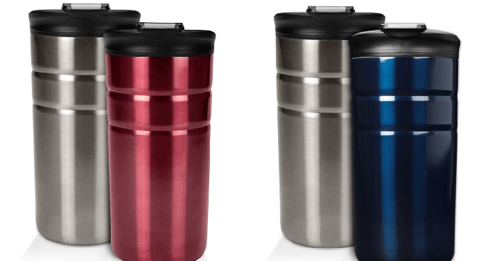 Contigo Bueno 12oz 2pk VacuumInsulated Stainless Steel Travel Mug with