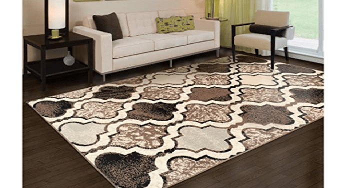 Superior Elegant Viking Area Rug, Bold Trellis Vintage Pattern, 8' x 10
