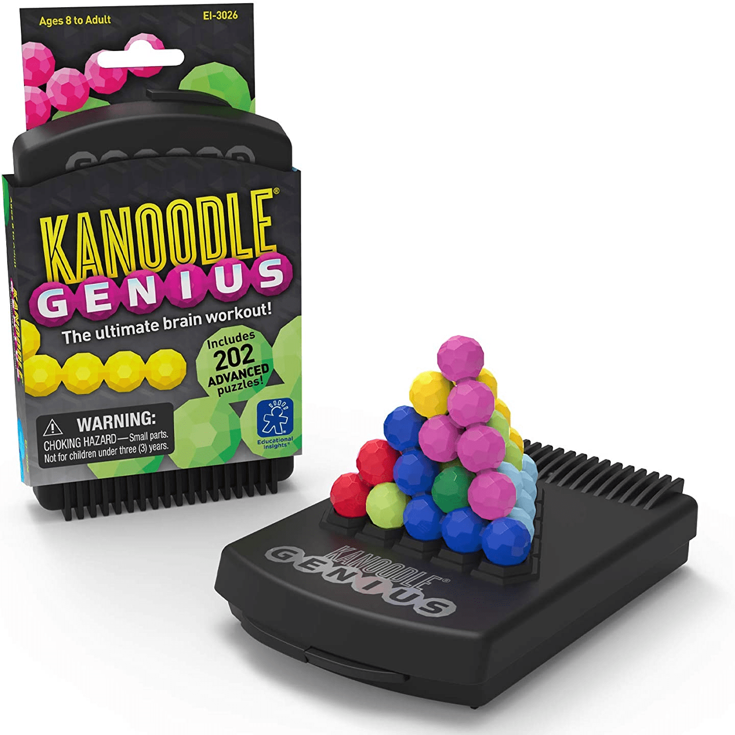 Educational Insights Kanoodle Genius Brain Twisting 3D Puzzle Only 8