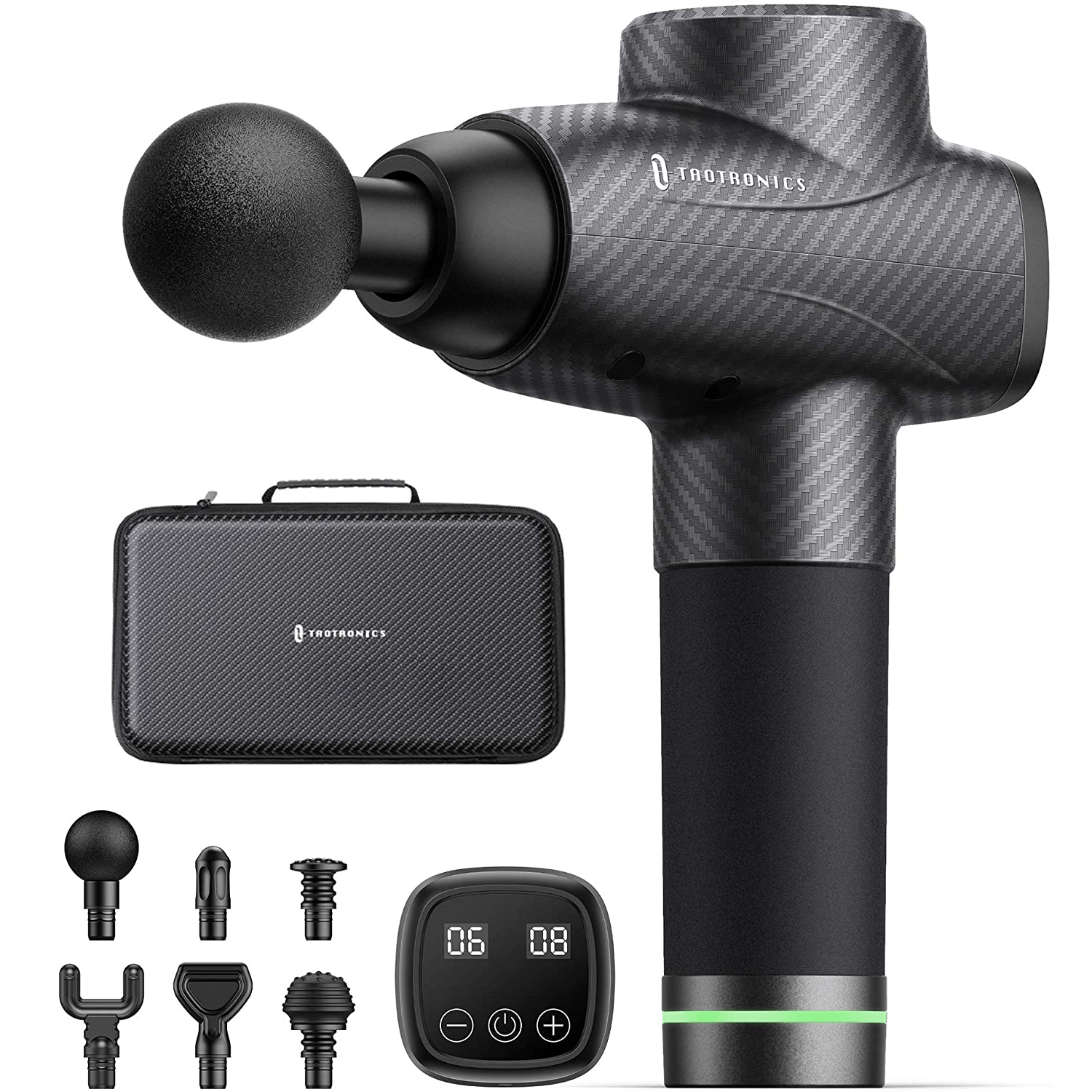 TaoTronics Deep Tissue Massage Gun Only 74.99 Shipped! Common Sense