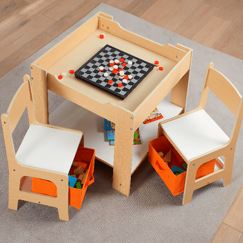 Senda Kids Wooden Storage Table and Chairs Set Only 59.98 Shipped