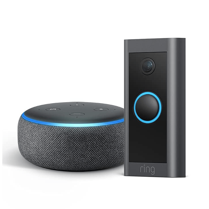 PRIME DAY SAVINGS! Ring Video Doorbell with Echo Dot (Gen 3) Only 44.
