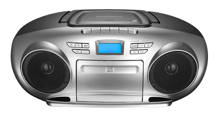 Insignia AM/FM Radio Portable CD Boombox with Bluetooth - Just $39.99