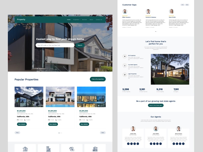 Property Free Real Estate Template built with Bootstrap Freebiesbug