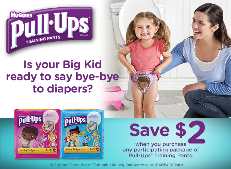 Huggies PullUps Coupons Save on Training Pants