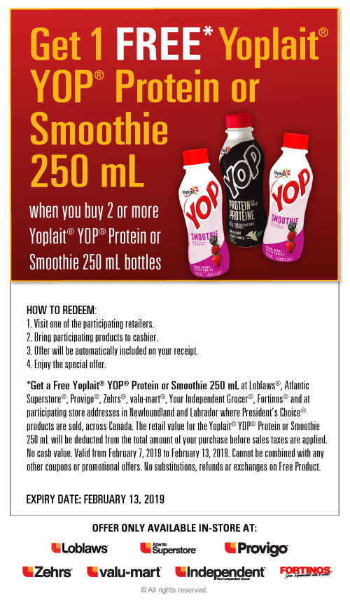 yoplaitcoupon Freebies Canada
