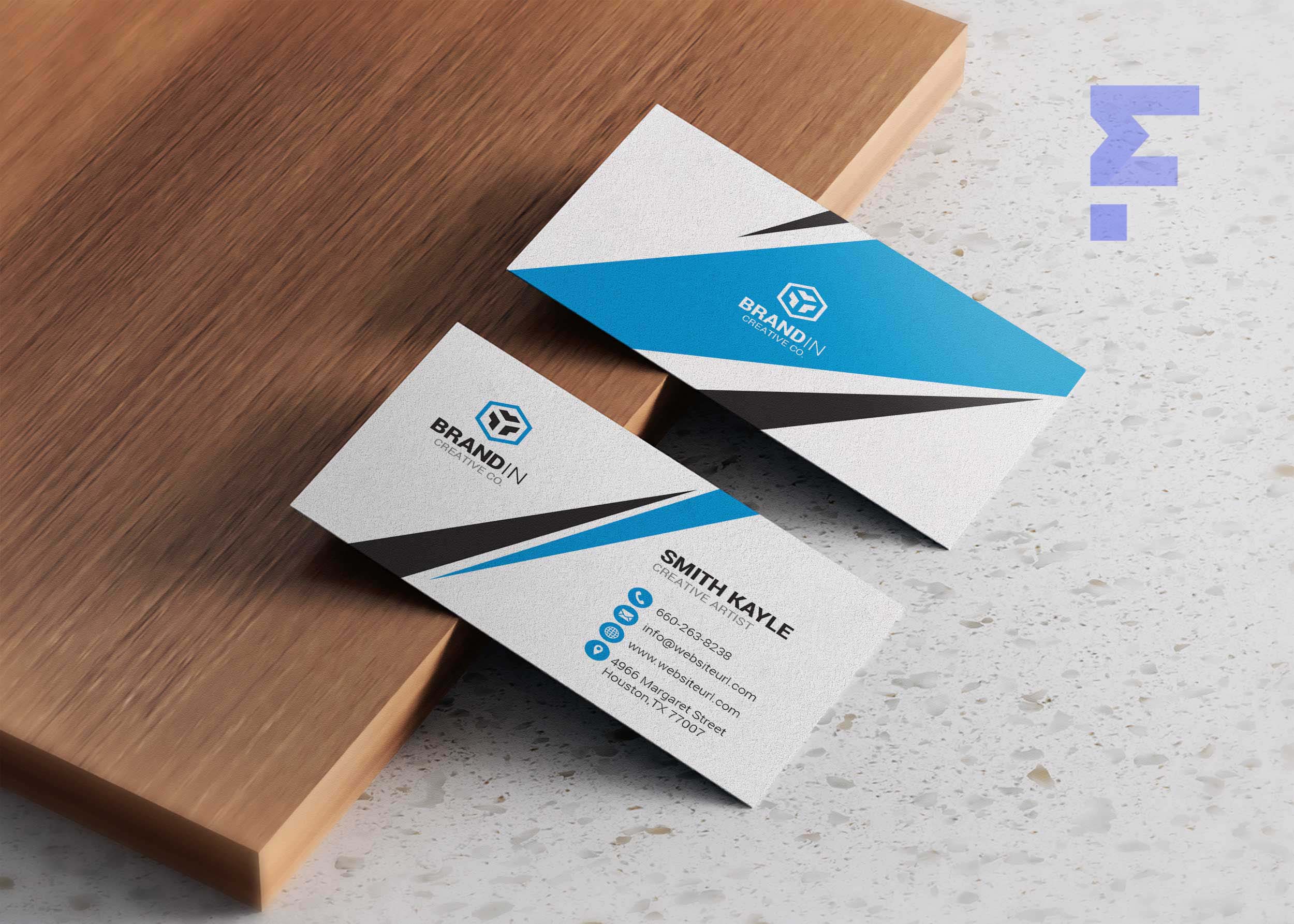 Free Simple Business Card Design Download Freebies Mockup