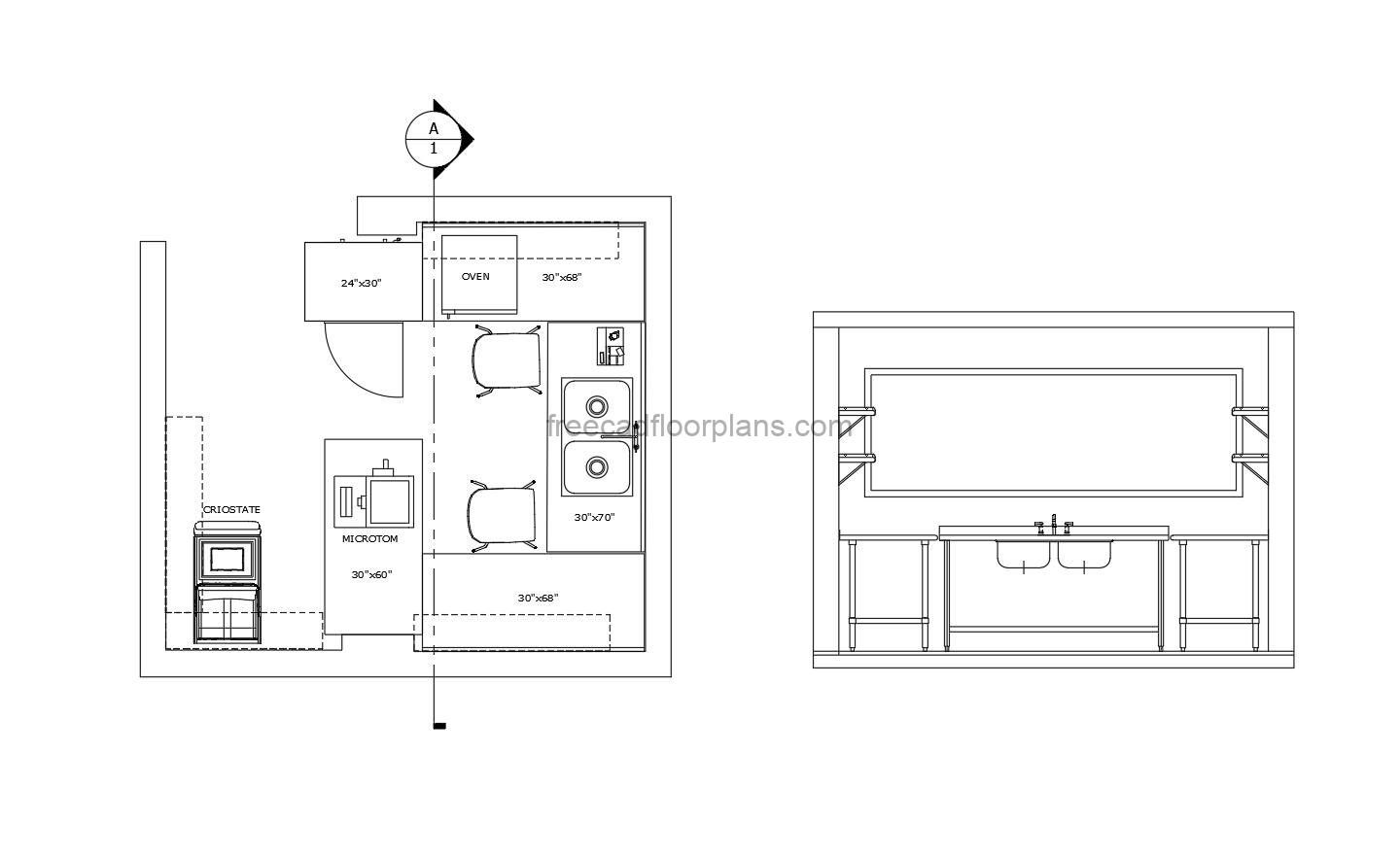 Pathology Lab Free CAD Drawings
