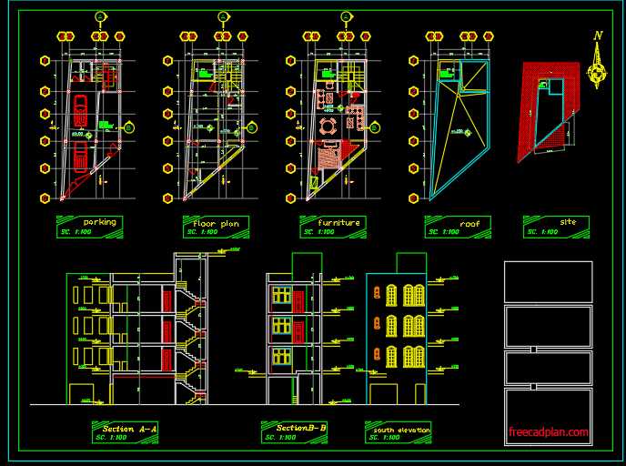Free Cad Plan Free Cad Blocks Dwg Architecture Plans And Dwg Model