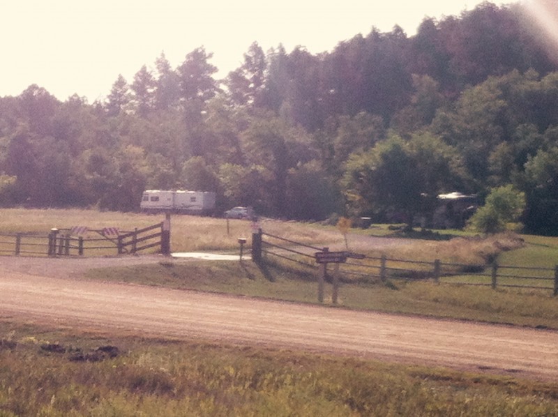 Alkali Creek trailhead Ft Meade Rec Area Sturgis, South Dakota