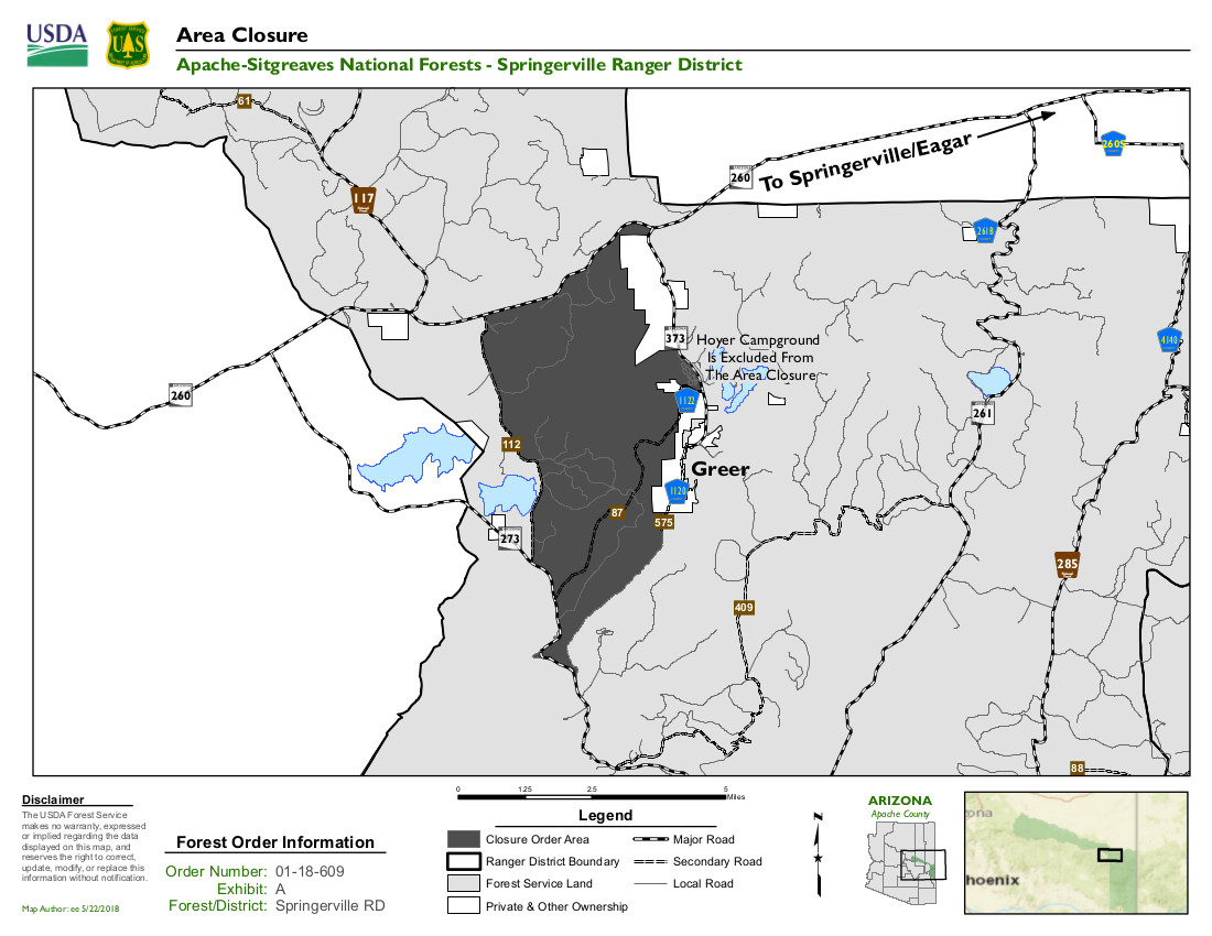 Christmas Tree Permits Arizona 2024 Apache Sitgreaves National Forest Closures NM and AZ Closures 2018