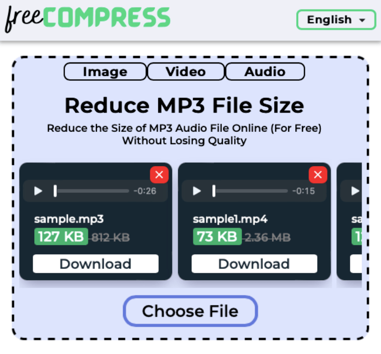 Reduce MP3 File Size Online! (Free)