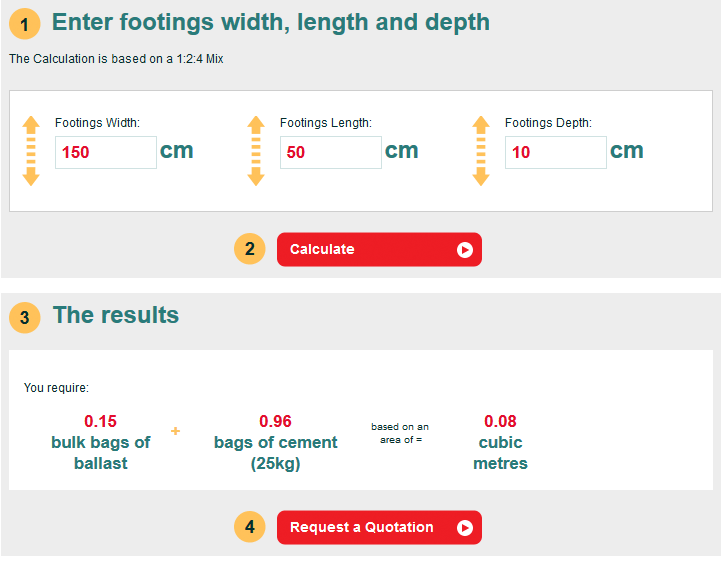 Free Concrete Calculator Calculate concrete volumes required for your