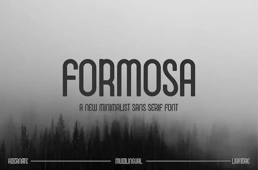 Formosa Font FreeDaFonts