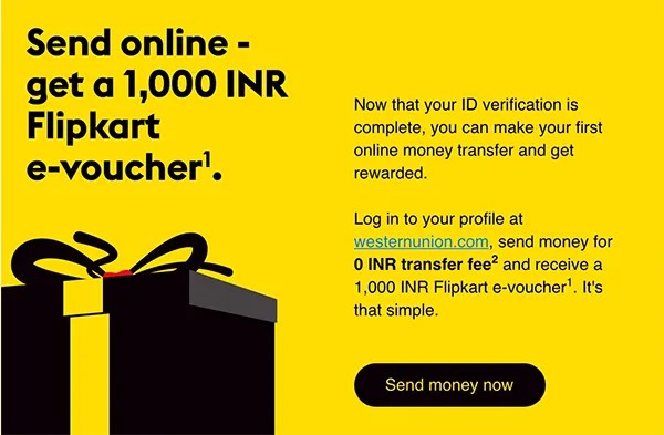 Western Union Online Money Transfer From India To Canada Western