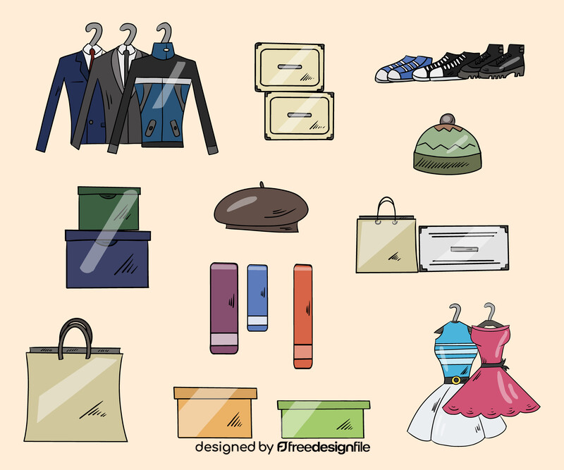 Dressing room vector free download