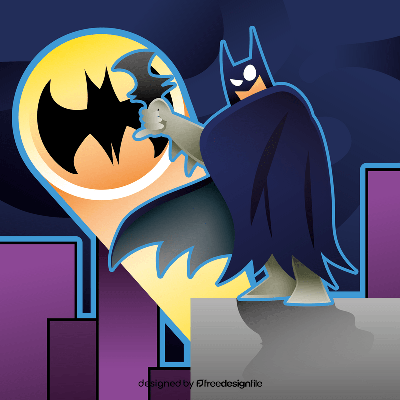 Batman cartoon vector free download