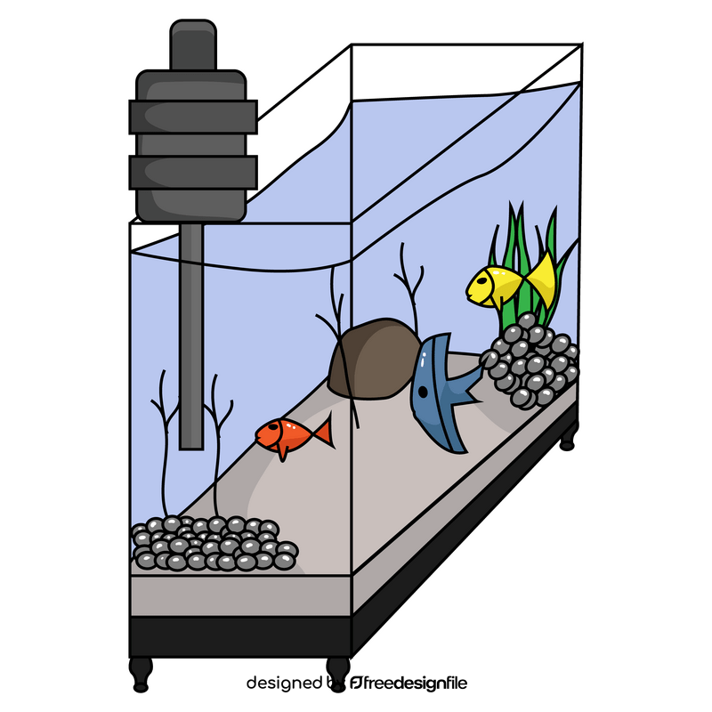 Aquarium rectangle clipart free download