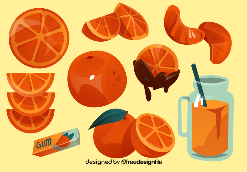 Orange vector free download