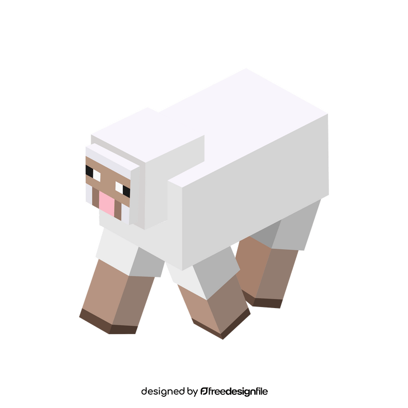 Minecraft sheep clipart free download