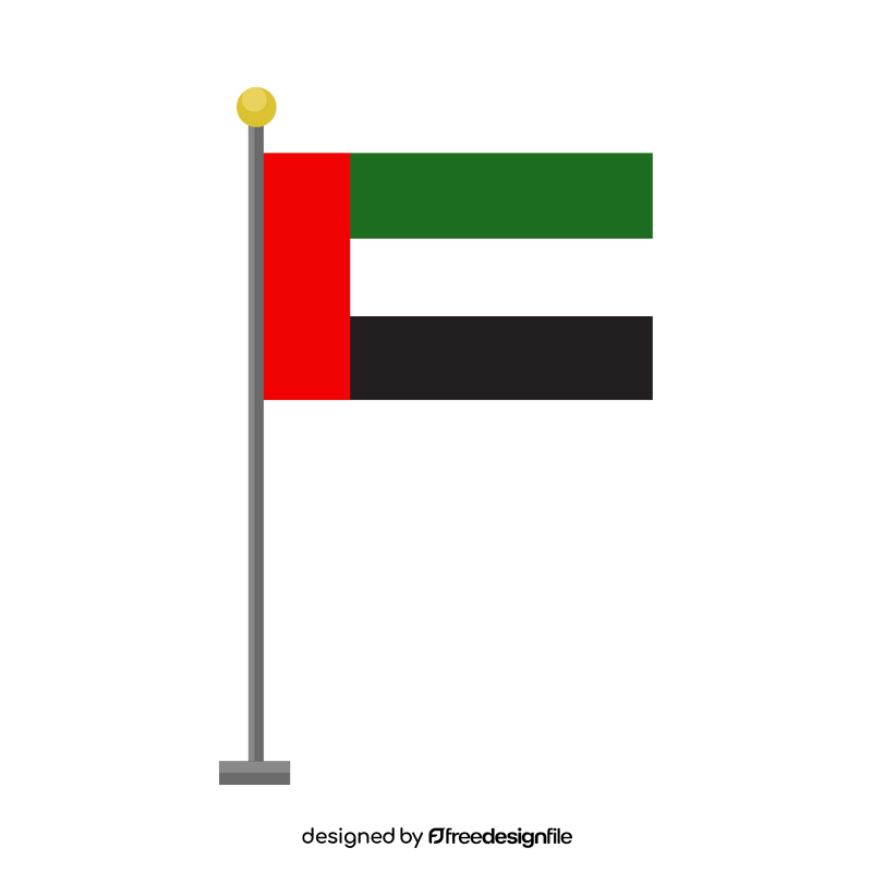 UAE flag clipart free download