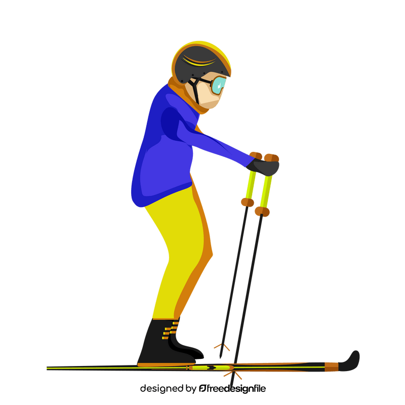 Alpine skiing clipart free download