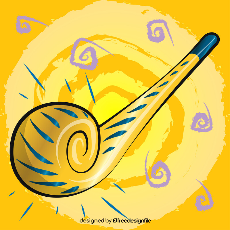 Party horn vector free download