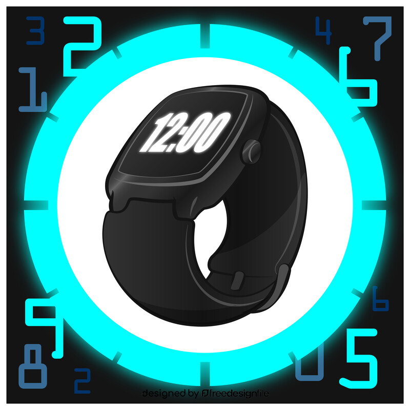 Smart watch vector free download
