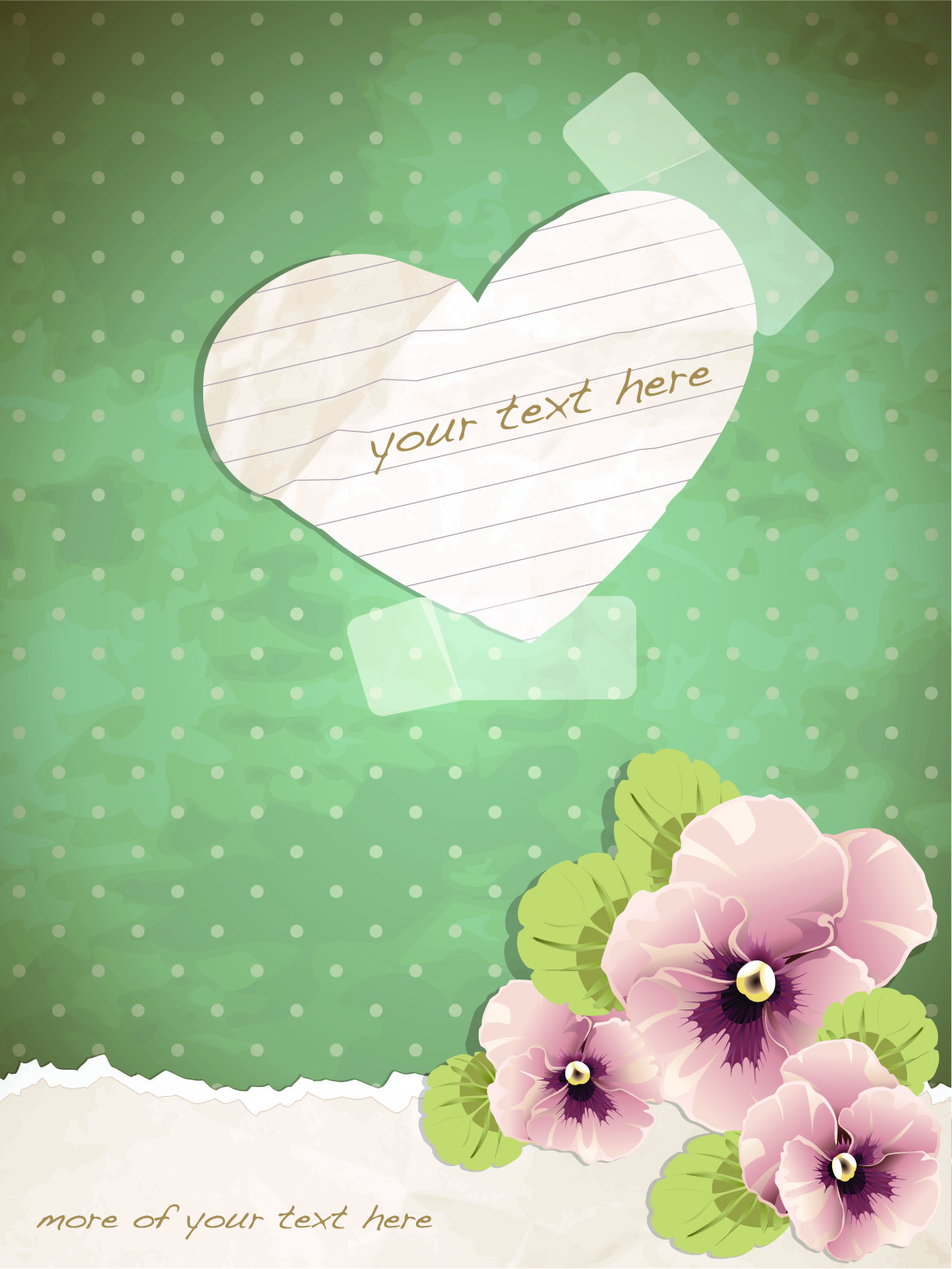 free Exquisite romantic cards vector 01 free download