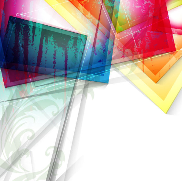 vector background of Abstract Colorful art 04 Vector Abstract, Vector