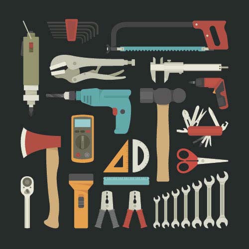 Vector tool design set 04 free download