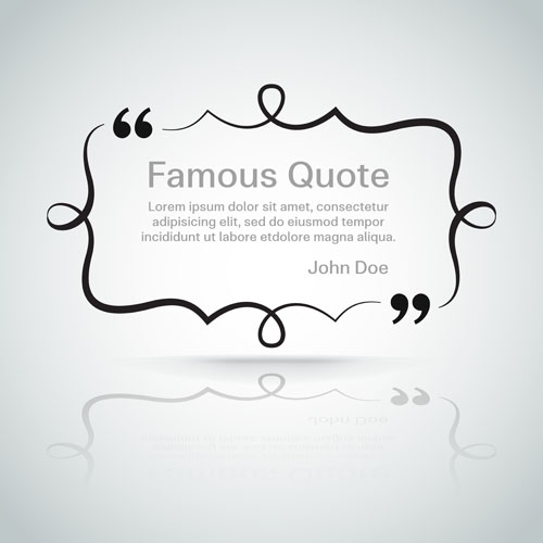 Text frames for quote vector 04 Vector Frames & Borders free download